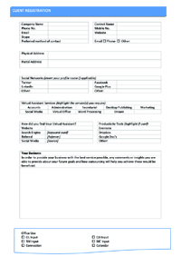 client registration form template templates for small business your assistant client registration form template templates for small business your assistant